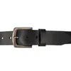 Herren Echtleder Gürtel aus Büffelleder – Schwarz | 38mm Produktbild-Vorschau 2