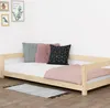 Children's single bed Study 90x180 cm - Natural decor Produktbild-Vorschau 1