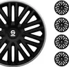 Sparco Radkappen 14 Zoll Bergamo Schwarz Grau 4tlg Produktbild-Vorschau 1
