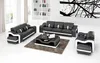 Designer Möbel Ledersofa 6tlg Sofagarnitur Polster Couchen Produktbild-Vorschau 1