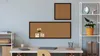 Bacheca in sughero 100x40 cm cornice in legno NERA Anteprima dell’immagine prodotto 3