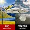 Topchances 2 m 6 Rippen Sonnenschirm Ersatz Baldachin Produktbild-Vorschau 9