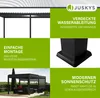 Juskys Lamellendach Tahiti 3x5,9 m - Stahl Pergola stabil & Produktbild-Vorschau 5