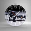 Wanduhr - Rund - Glasuhr - Gewehr Armee - 30x30cm - Produktbild-Vorschau 3