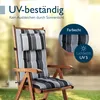 Beautissu 2er Set Sun-HL Hochlehner Auflage 120x50x8cm Produktbild-Vorschau 4