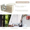 holz-vogelhaus für garten, transparentes design für Produktbild-Vorschau 4