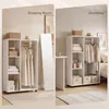 Armoire à roulettes HOMCOM, penderie mobile, 80 x 40 x 128 Voir les images du produit 8