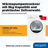 Exquisit Wärmepumpentrockner 9kg - leise Trocknung mit Produktbild-Vorschau 18