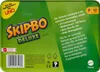 The back of a Skip-Bo Deluxe game tin, showing product details and branding. Produktbild-Vorschau