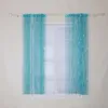 2-pak zasłona sznurkowa 100x200cm niebieska zasłona Podgląd zdjęcia produktu 3