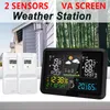 Stacja pogodowa Termometr z czujnikiem Wyświetlacz HD VA Podgląd zdjęcia produktu 4