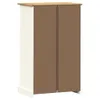 vidaXL Schuhschrank VIGO Weiß 60x35x96 cm Massivholz Kiefer Produktbild-Vorschau 7