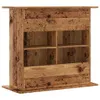 A wooden aquarium stand with multiple shelves. Produktbild-Vorschau