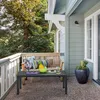 Relaxdays Gartentisch rechteckig, Holzoptik, Esstisch, Produktbild-Vorschau 5