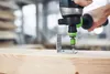 A person is using a power drill to screw a metal bracket into a wooden beam. Náhled obrázku produktu