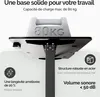 Casaria Bureau réglable en hauteur électrique Noir 140cm Voir les images du produit 3