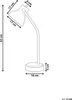BELIANI Stolní lampa tmavě hnědé mangové dřevo s černým Náhled obrázku produktu 3