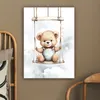 MuchoWow® - Leinwandbilder - Bär - Baby - Tier - Kinder, Produktbild-Vorschau 5