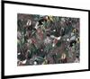 MuchoWow® MuchoWow® Gerahmtes Poster Blumen - Vögel - Produktbild-Vorschau 7