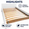 BURI Home Rollrost 90x200 cm – Lattenrost Holz Rollrost Produktbild-Vorschau 5