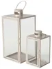 Laterne aus Metall ARANIA, beige, 2er-Set Produktbild-Vorschau 1