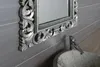 Sapho SCULE spiegel met frame, 70x100 cm, zilver Productafbeelding-voorbeeld 2