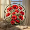 GKA XL Sonnenfänger Mohn 20 cm Buntglas Lichtfänger Produktbild-Vorschau 3
