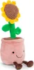 Kawaii Sonnenblume Animigos Funky Friends Kuscheltier Produktbild-Vorschau 3