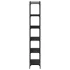 Bücherregal 6 Böden Schwarz 80x30x188 cm Holzwerkstoff Produktbild-Vorschau 5