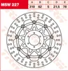 Disco freno TRW Lucas MSW227, flottante Anteprima dell’immagine prodotto 1