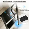 Sekey Aluminium Trittleiter 2 Stufen Klappbar Klappleiter Produktbild-Vorschau 7