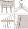 DETEX® Hängesessel 150kg Belastbarkeit Sitzkissen Makramee Produktbild-Vorschau 3