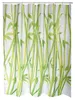 Duschvorhang MSV Bambou Textil 180 x 200 cm grün Produktbild-Vorschau 3