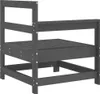 vidaXL Garten-Ecksofas 2 Stk. Grau Massivholz Kiefer Produktbild-Vorschau 5