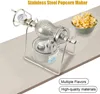 Machine à pop-corn - Marmite à pop-corn manuelle - Acier Voir les images du produit 4