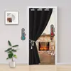 Blackout Door Curtain Thermo Eyelet Curtain Cold Protection Náhled obrázku produktu 6