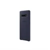 A dark blue Samsung phone case is shown from the back, angled slightly. Produktbild-Vorschau
