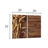Glasschutzplatte für den Herd 2x30x52 Weizen Produktbild-Vorschau 2