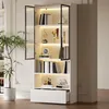 Vetrina lucida Merax con illuminazione a LED, mobile Anteprima dell’immagine prodotto 4