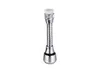 A silver flexible faucet extender with a white tip is shown against a white background. Produktbild-Vorschau
