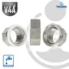tecuro Verschraubung flach dichtend Edelstahl V4A (AISI Produktbild-Vorschau 4