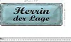 Blechschild Hinweis 27x10cm Herrin der Lage Dekoration Produktbild-Vorschau 2