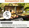 Grillthermometer Edelstahl, analog, 100–700℉, für 5,2 mm Produktbild-Vorschau 3