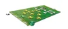 A tabletop soccer game with miniature players and a die. Podgląd zdjęcia produktu