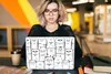 MuchoWow® Laptop Aufkleber Sticker Cover Schamhaft - Katze Produktbild-Vorschau 5