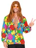 70er Hippie Flower Hemd Herren - Karneval Fasching Größe: L Produktbild-Vorschau 1