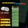 5X CR2025 PoundMax Lithium Knopfzellen Coin 3V Batterien Produktbild-Vorschau 3
