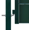 vidaXL Zahradní brána z PVC a oceli 100 x 124 cm zelená Náhled obrázku produktu 2