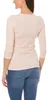 Alkato Damen Shirt 3/4 Arm mit Rundhals, Farbe: Elfenbein, Produktbild-Vorschau 3