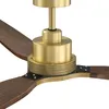Parrot Uncle Ventilateur Plafonnier 122cm, Or et Bois, Voir les images du produit 7